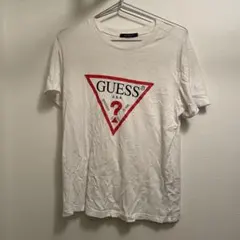 GUESS ホワイト ロゴTシャツ Mサイズのサムネイル