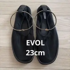 EVOL 2WAYソフトチュールアンクルリングフラットパンプスのサムネイル