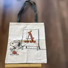 スヌーピー　SNOOPY キャンバスショルダーバッグ