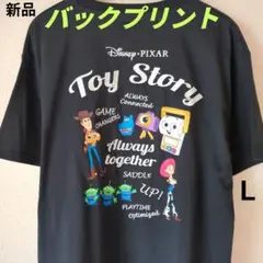 トイ・ストーリー5 バックプリントTシャツ ∥メンズ L∥暗灰色のサムネイル