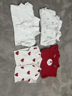 女の子ベビー服セット70〜80cm ラルフローレン、プチバトー、ホットビスケッツ