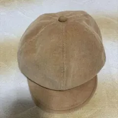 ベージュ キャスケット帽