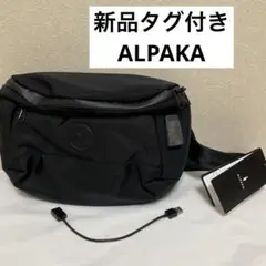 新品タグ付きALPAKAボディバッグBravo X Sling ジェットブラック