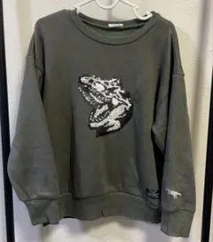 ブリーズ　裏起毛　恐竜トレーナー　130