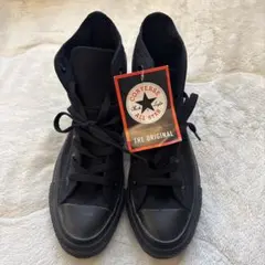 【未使用・タグ付】コンバース オールスター HI モノブラック 23.5cm