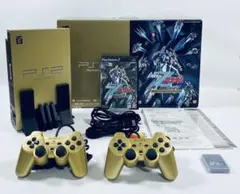美品】PS2 百式ゴールド 限定モデル 本体セットコントローラー2個 
