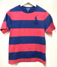 キッズメンズ　Mサイズ10-12才　POLO　ラルフローレン Tシャツ/ボーダー
