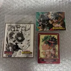 僕のヒーローアカデミア　ヒロアカ　シール　カード　ミニ色紙