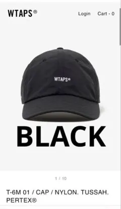 新品 WTAPS 26ss T-6M 01 CAP NYLON PERTEX - メルカリ