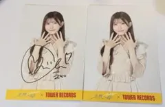 AKB48 山内瑞葵 名残り桜 タワーレコード 直筆サイン入りポストカード