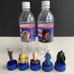 スターウォーズ　エピソード１　ボトルキャップ　ペプシコーラ：ボトル＆フィギュア