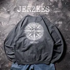 JERZEES トレーナー 方位磁針　イカリ　グレー