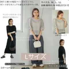 しまむら オンライン限定 半袖 Tシャツ カットソー Lサイズ　田中里奈のサムネイル