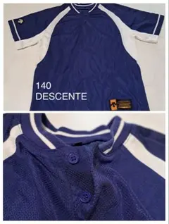 140 DESCENTE デサント　少年野球　半袖 ベースボールTシャツ