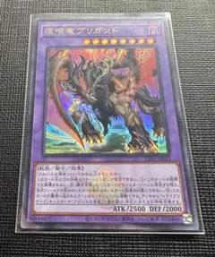 遊戯王　痕喰竜ブリガンド　ウルトラレア　ロゴ　白の物語