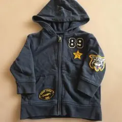 BabyGAP　ネイビー フード付き トレーナー 89