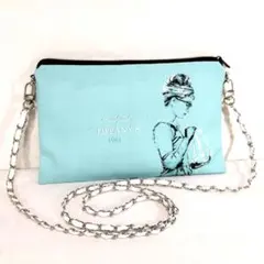ティファニーで朝食を オードリーヘップバーン TIFFANYブルー ショルダー