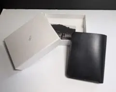 forme/フォルメ Post Wallet ブラック×ブラウン