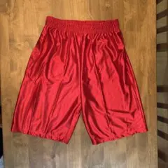 バスケットボールパンツ　赤　Ｌサイズ