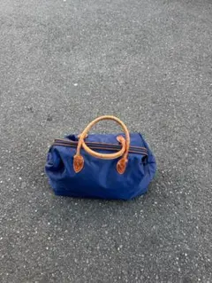 Vintage ナイロン　ブルー　ボストンバッグ