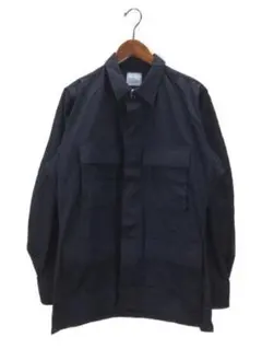 FRONT 11201 Black Indigo Linen Coverall - メルカリ