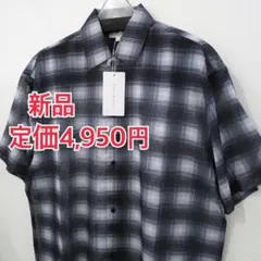 新品 定価4950円 ロッキーモンロー チェック メッシュ シアー 半袖 シャツのサムネイル