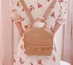 lodispotto ジュエリーリボンリュック　モカのサムネイル