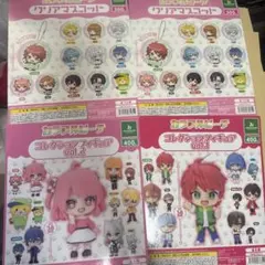 カラフルピーチ　コレクションフィギュア　クリアマスコット　POP 台紙