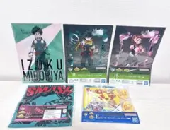 一番くじ ヒロアカ 連なる星霜 E賞 ヒーローズチップケース＆クリップ他 5点