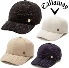 新品未使用！キャロウェイゴルフ ケーブルニットキャップ　ブラック