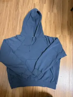 【GU】ダークグレー フード付きパーカー