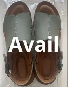 【Avail】 クッションインソールサンダル カーキ M（23～23.5）のサムネイル
