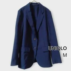 UNIQLO 感動ジャケット M ネイビー 軽量 ストレッチ