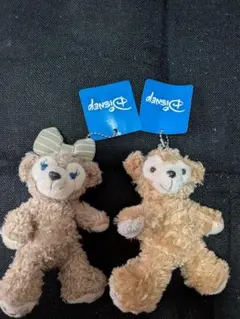 ダッフィーとシェリーメイ ぬいぐるみ 2体セット