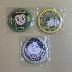 HUNTER × HUNTER 和紙缶バッチ ゴン クラピカ ミルキ