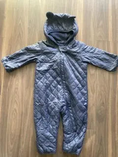 値下げ！UNIQLO ネイビー キルティング ベビーアウター 80