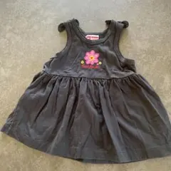 Miki House 黑色 無袖洋裝 80