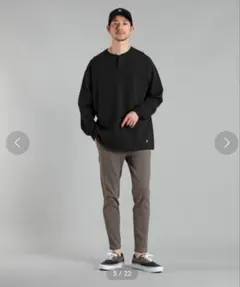 超伸縮ガムストレッチ スキニー イージーチノパン グレイッシュベージュ / 48