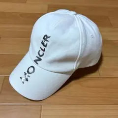 新品同様☆ モンクレール ワッペン ロゴ キャップ ベージュ 5K65 