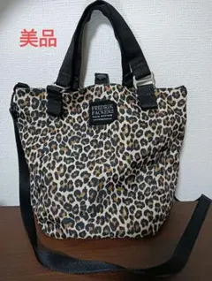 FREDRIK PACKERS ヒョウ柄ショルダーバッグ