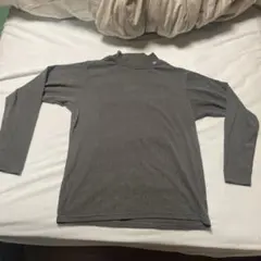 モックネック長袖シャツ　L