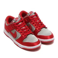 【極美品】NIKE W ダンク LOW 赤 シルバー 25.0cのサムネイル