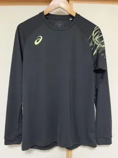 ASICS バレーボール インナーシャツ 長袖シャツ ロンT ブラック【美品】