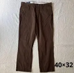 90s ポロチノPRESTON PANT ブラウン　40×32