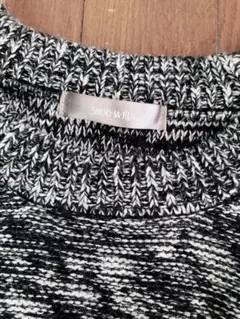 ワールド　SHOO,LA,RUEの長袖セーター ブラック・ホワイト・ブルー