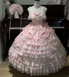 コスプレ　ドレス　 lolita オリジナル 洋服 ロリータ ワンピース