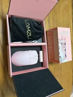 LAMZU Maya X ピンク ワイヤレスゲーミングマウス
