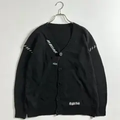 新品タグ付き　MGV オーバーサイズステッチカーディガン 黒　大きめ　Lサイズのサムネイル