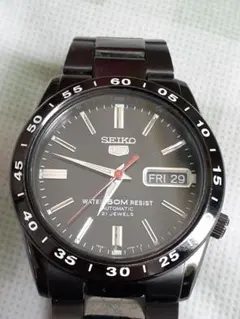 SEIKO 5 自動巻き時計 ブラック 本体のサムネイル