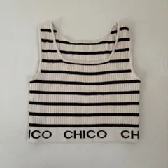 CHICO チコ　タンクトップ　ボーダーのサムネイル